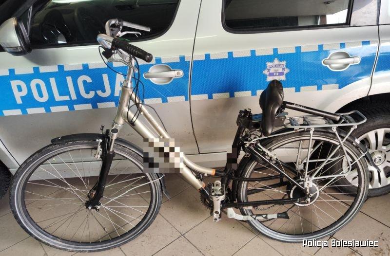 Odzyskali rower elektryczny izatrzymali podejrzanego okradzie